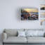 Art mural sur toile tendue - Rick Berk «Winter Sunset at Ravens Nest II» pour décoration de salon, de chambre à coucher ou de bureau - 30 x 47