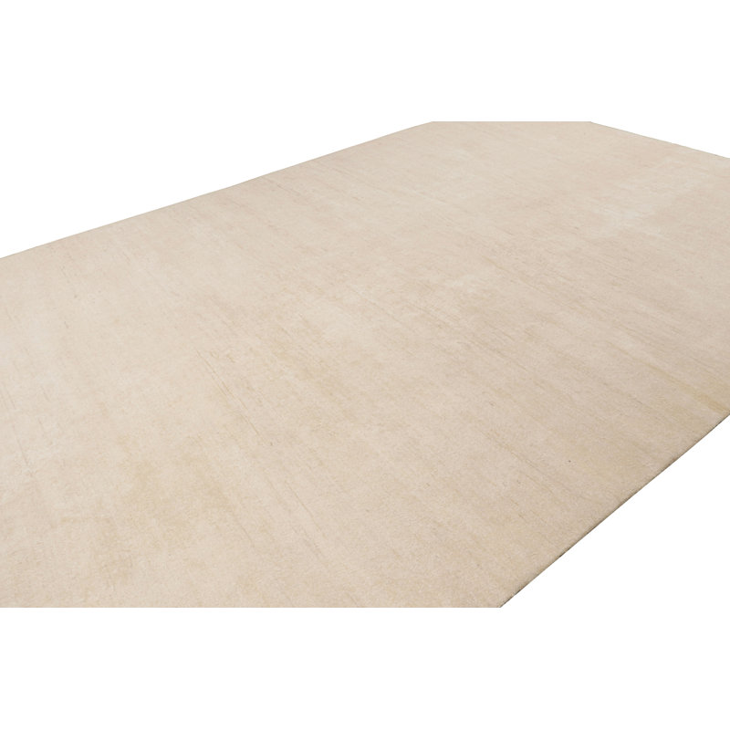 Textural Handmade Kilim Silk Striped Area Rug, Runner 6' x 9'