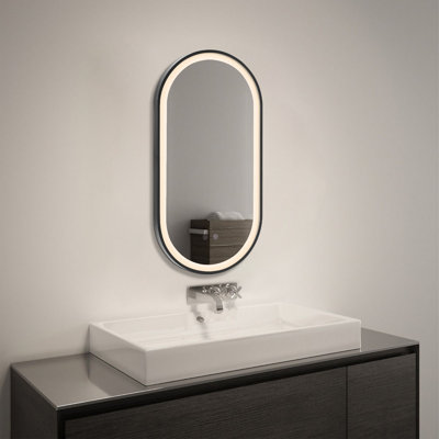Ashyria Metal Oval Mirror