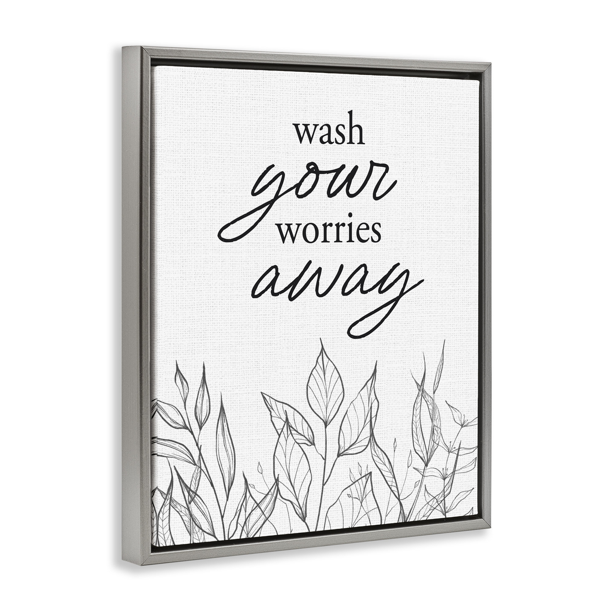 Ivy Bronx Wash Your Worries Away Minimalist Floating Frame, design by ...