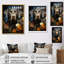 «Dog Weimaraner Majestic Portrait IV», reproduction sur toile-127886918-127886973