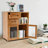 Brycie Bamboo Storage Cabinet With 2 Drawers