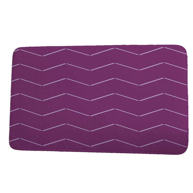 Tapis de bain Leininger, H 18 po x L 30 po, Mauve