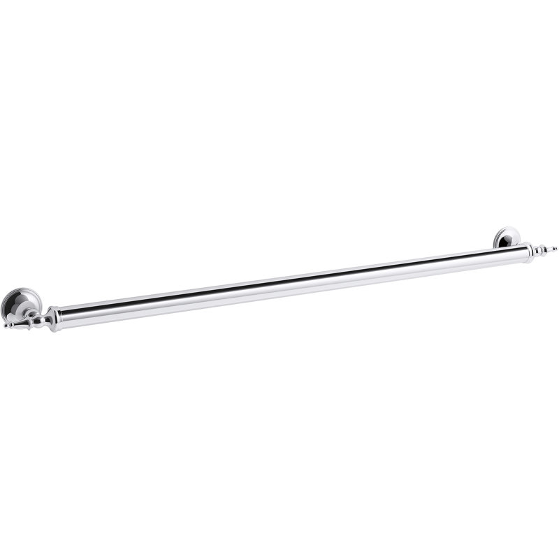 Decorative Grab Bar, Polished Chrome, 44" W