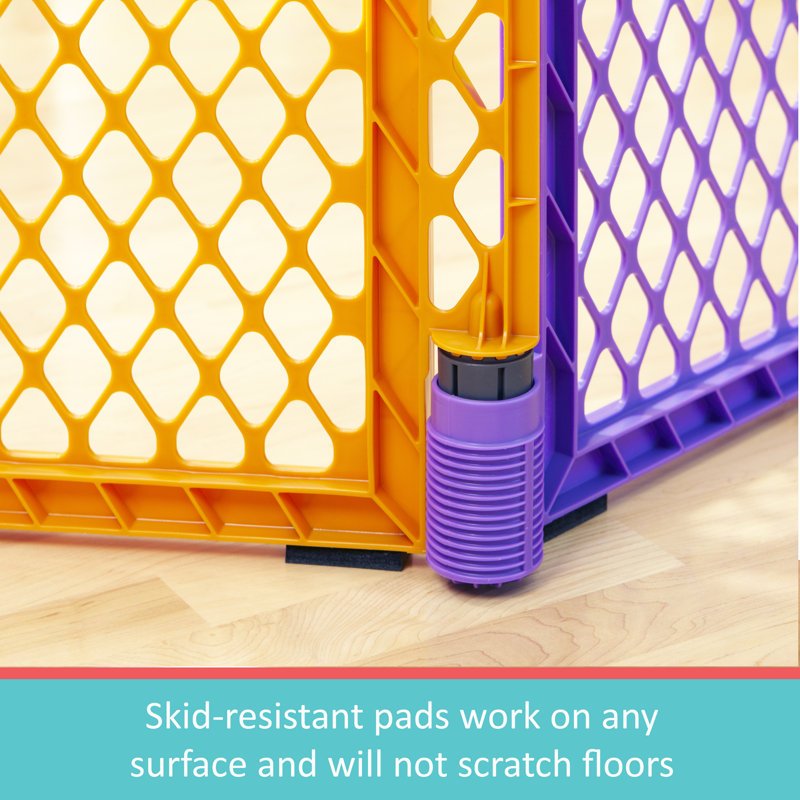 Multicolor Portable 8-Panel Baby Playpen Gate