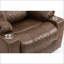 Fauteuil inclinable inclinable, inclinable à 180 degrés, moteur silencieux OKIN, capacité de 400 lb | Noyer brun | Velours de qualité supérieure-1696004818