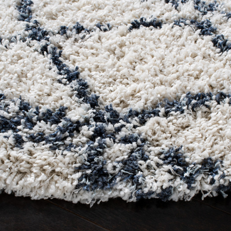 Tapis à poils longs 400 po Gillen, Rectangle 8 pi x 10 pi
