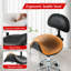 Tabouret de selle avec support pour le dos, tabourets roulants avec repose-pieds, tabouret ergonomique réglable avec roues, dossier réglable en hauteur et en angle pour le salon Spa Spa