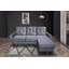 Ollice 3 Seater Velvet Sofa & Chaise-463028570