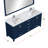 Jacques 72 in. W x 22 in. D Double Bath Vanity and Top-112953372-112953371