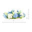 Hydrangea and Heather Centerpiece in Wood Planter