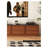 All solid wood retro TV stand