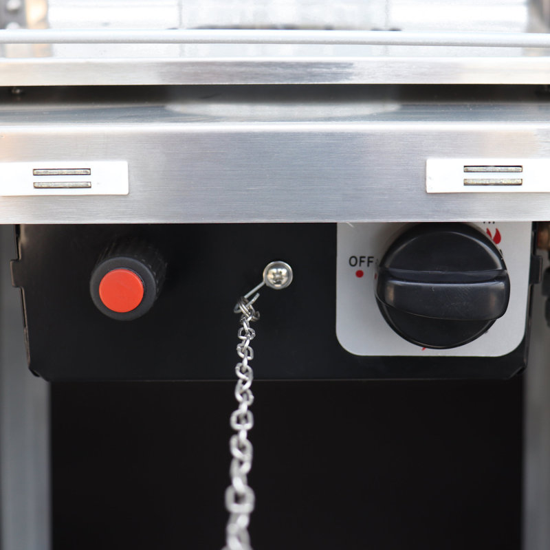 Chauffe-terrasse d'extérieur 40 000 BTU en acier inoxydable - Qualité commerciale, H 84 po x l 12 po x P 18 po