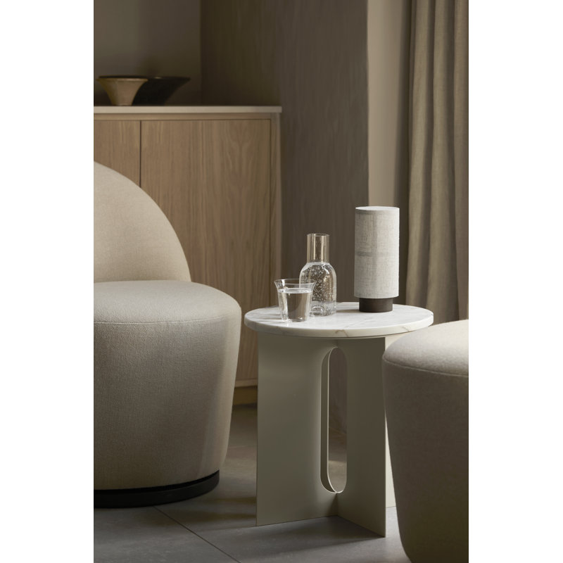 Hashira Table Lamp, Raw, Stained Oak