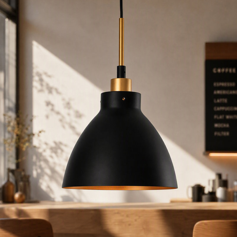 Industrial Pendant with Adjustable Chain, for Coffee Shop, Kitchen Island, Dining Area
