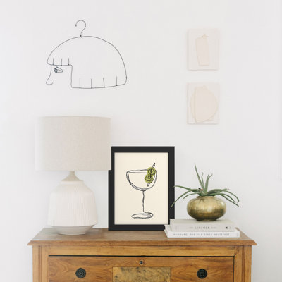 Affiche encadrée thespacehouse Dirty Martini Cocktail Drink