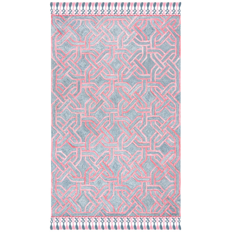 Curran Hand Tufted Performance Geometric Rug, Rectangle 8' x 10'