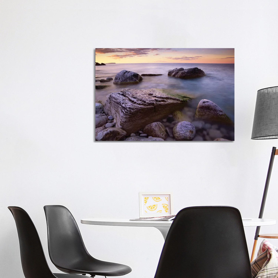 Coastal Rocks, Bruce Peninsula National Park, Ontario, Canada by Tim Fitzharris - Wrapped Canvas Print