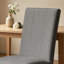 Chaises parsons rembourrées en lin Selema-243576628