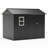 8x5.7 FT Steel Storage Shed with Windows & Lockable Doors – Secure Backyard Storage Solution