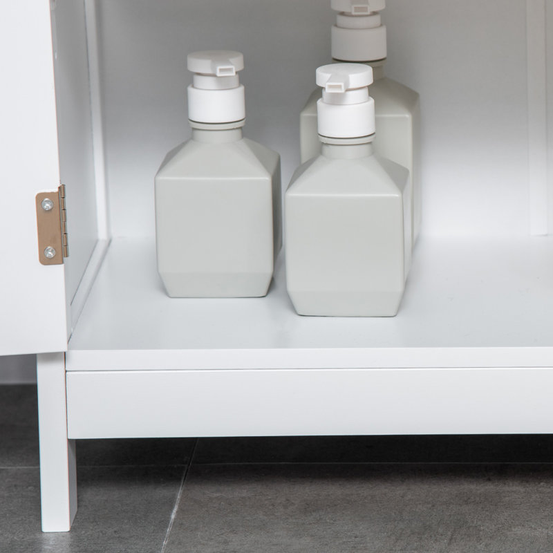 Freestanding Bathroom Cabinet, White