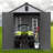 6*8Ft Resin Plastic Storage Shed For Backyard Garden Big Spire Tool Storage
