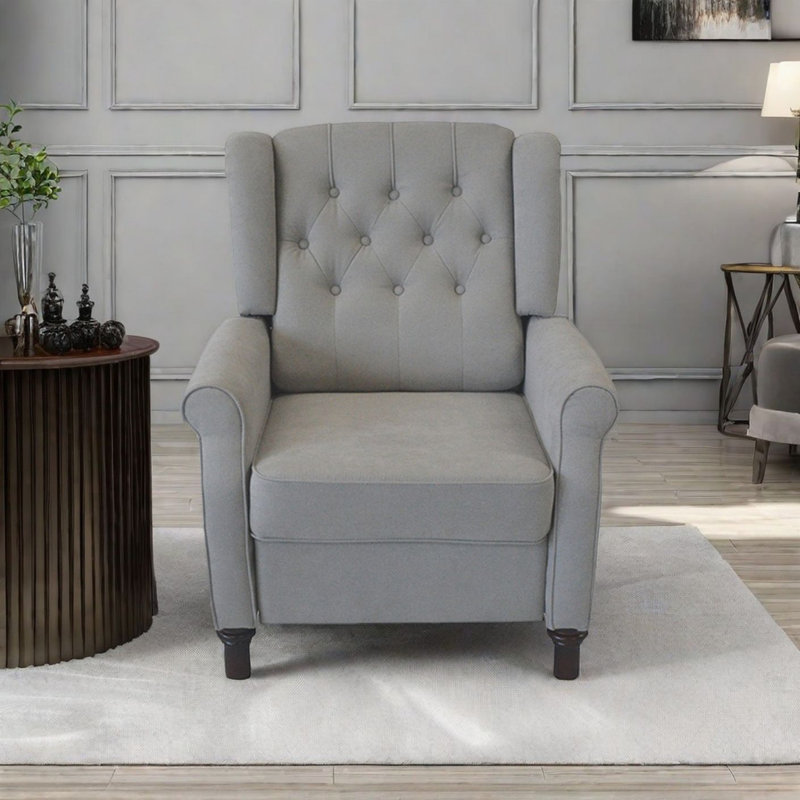 Fauteuil inclinable Statis, Lin gris pâle