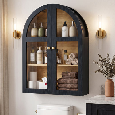 31.5" Arched Wall Cabinet