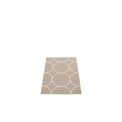 Boo Geometric Area Rug in Charcoal