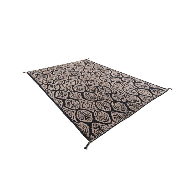 Iniguez Black Rug
