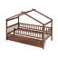 Lit simple en bois avec deux tiroirs, noyer-687990756-687990757