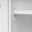 38 ? Modern White Buffet Cabinet, Freestanding Kitchen Storage Sideboard with 3 Full-Extension Drawers and 1 Storage Door, Accent Cabinet for Dining Room, Living Room, Entryway and Home Office-133526286