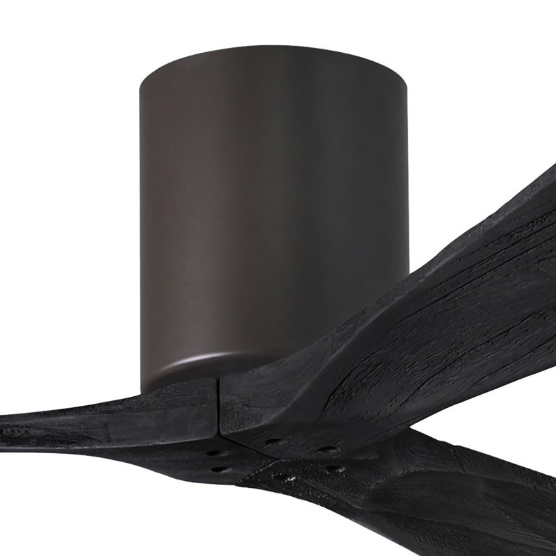 Irene Ceiling Fan, Textured Bronze, 42", Matte Black