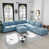 Chenille bleu antique est en rupture de stock