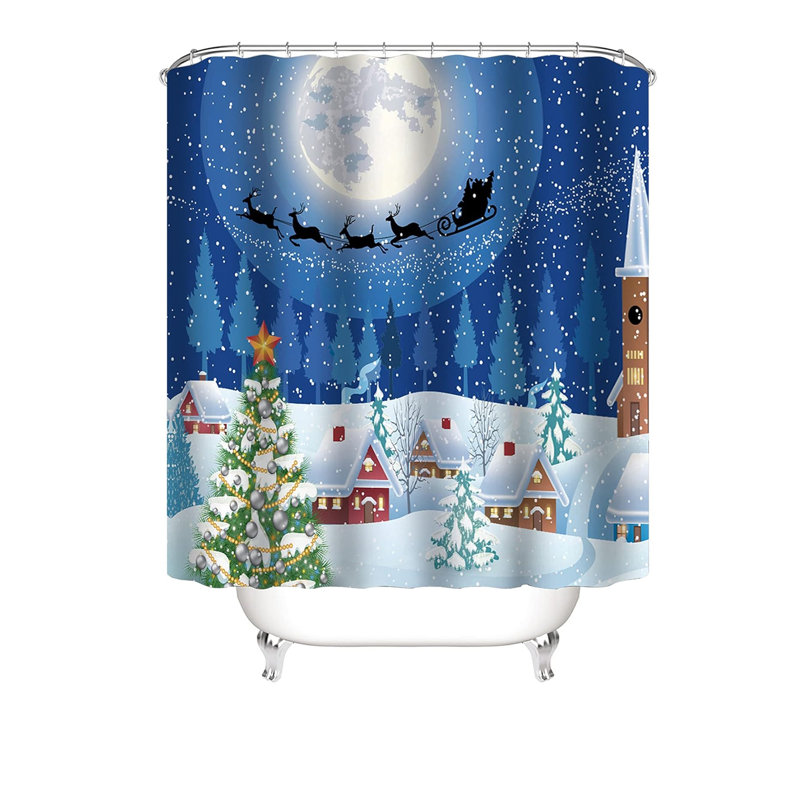 Ensemble de rideau de douche Christmas