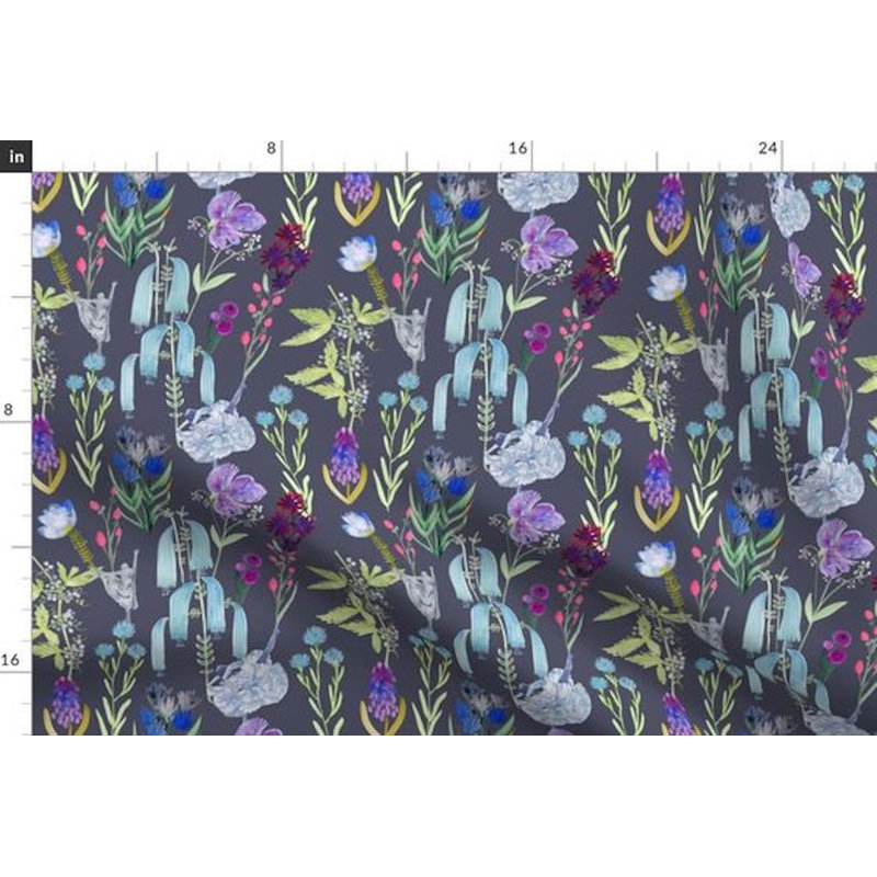 Tissu Dunham, bleu