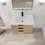 Meuble-lavabo mural 30 po avec lavabo