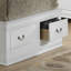 Élégant lit simple blanc avec rangement-143474223