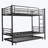 Bunk Bed With Trundle Metal Bunkbeds With Ladder Andlength Guardrailnoise Freeno Box Spring Needed