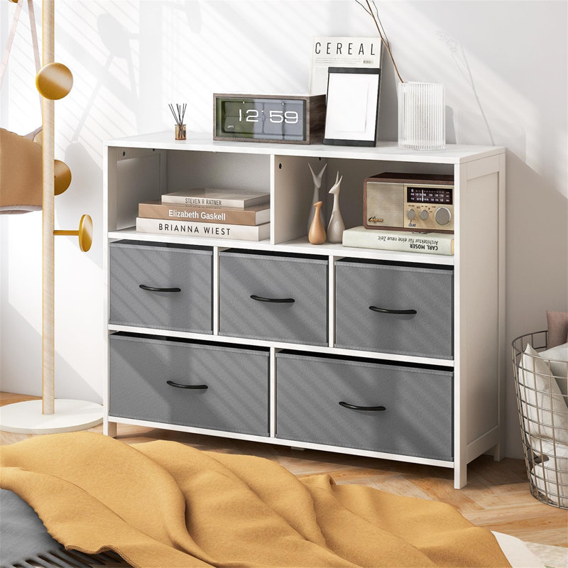 Ettore 5 Drawer Double Dresser