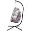 Chaise suspendue en osier pour l'extérieur-86515949