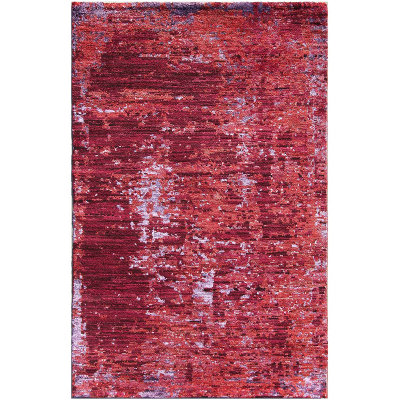 Geometric Hand Knotted 116cm X 180cm Area Rug