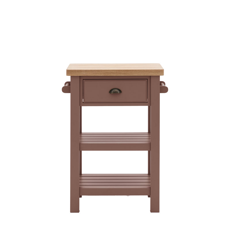 Chenise Solid Wood Butcher Block, Pink