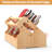 Bamboo Screwdriver Organizer Rack, Desktop Hand Tools Storage Holder With Drawer