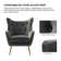 Avianna 29.25" Wide Tufted Polyester Wingback Chair