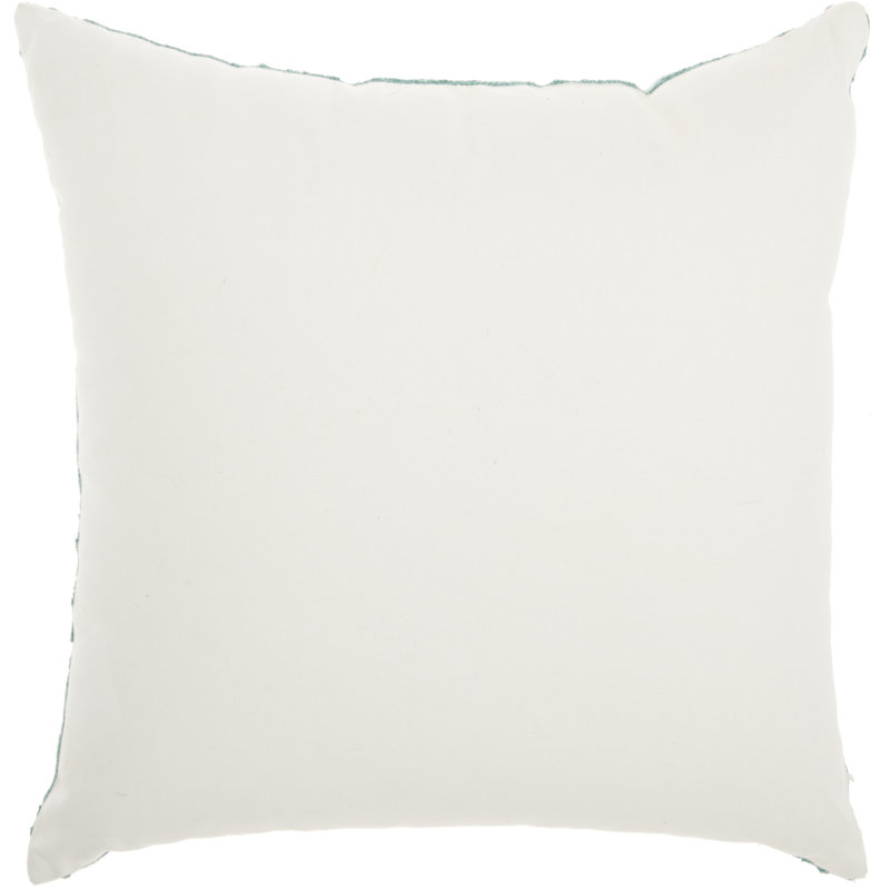Housse et insert de coussin carré en coton , Céladon