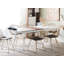 Boulevardier Extendable Metal Base Dining Table
