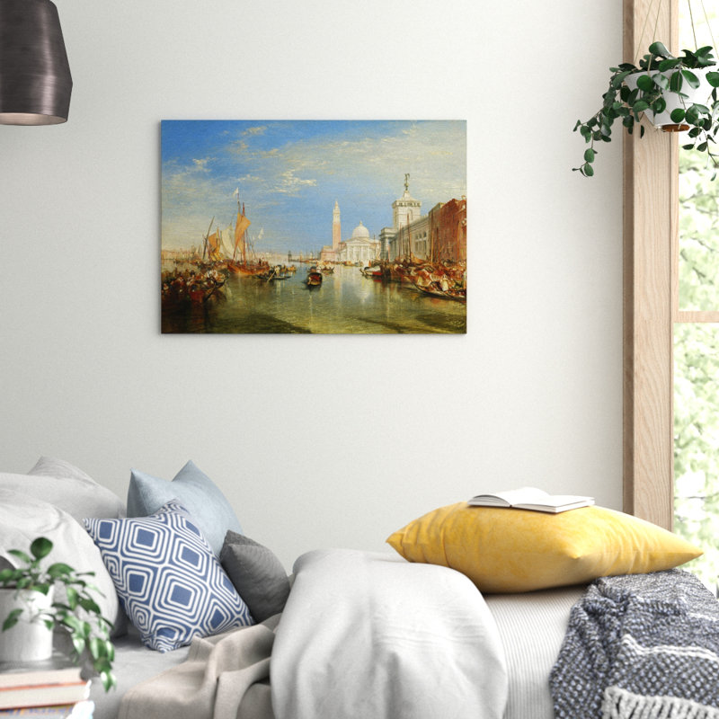 J.M.W. Turner - No Frame Painting on Canvas, 35cm H x 50cm W