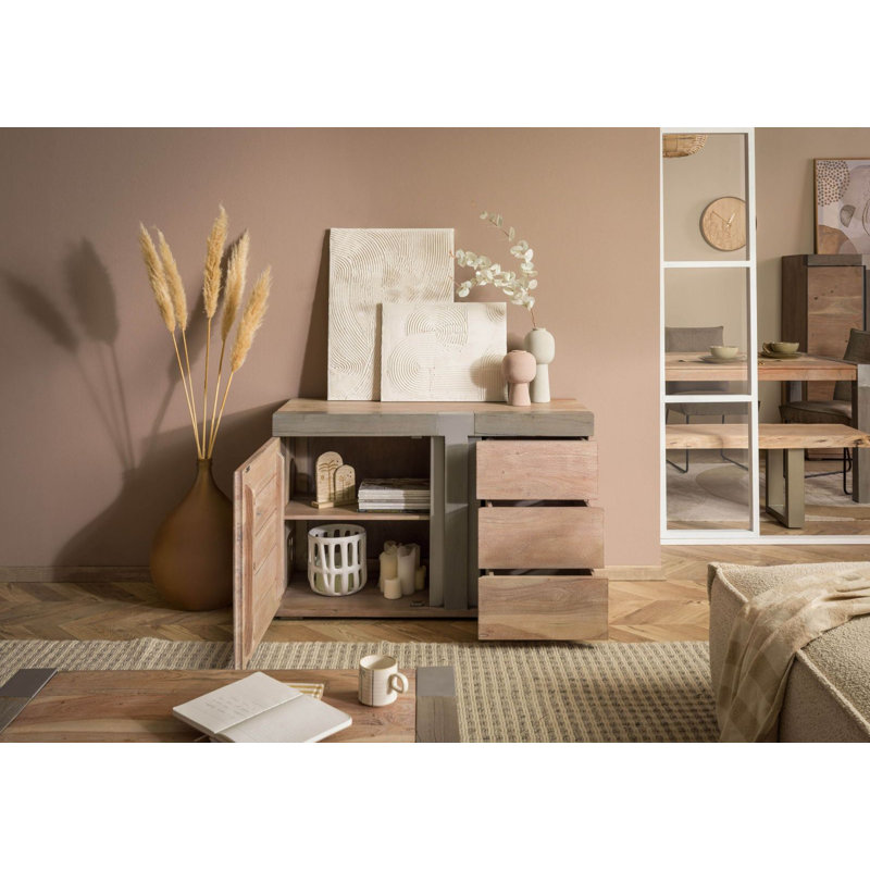 Amsterdam 115cm Solid Wood Sideboard