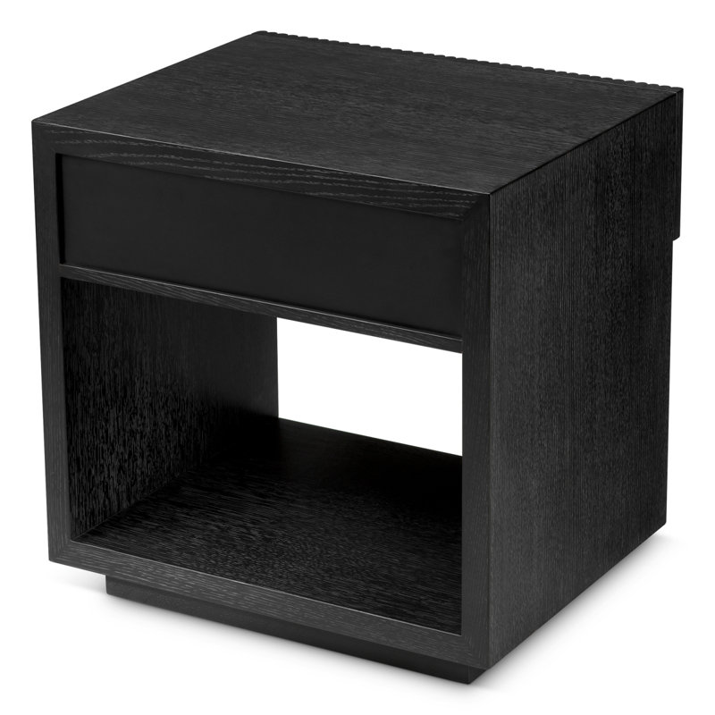 Nightstand Dimitrios, Charcoal Oak